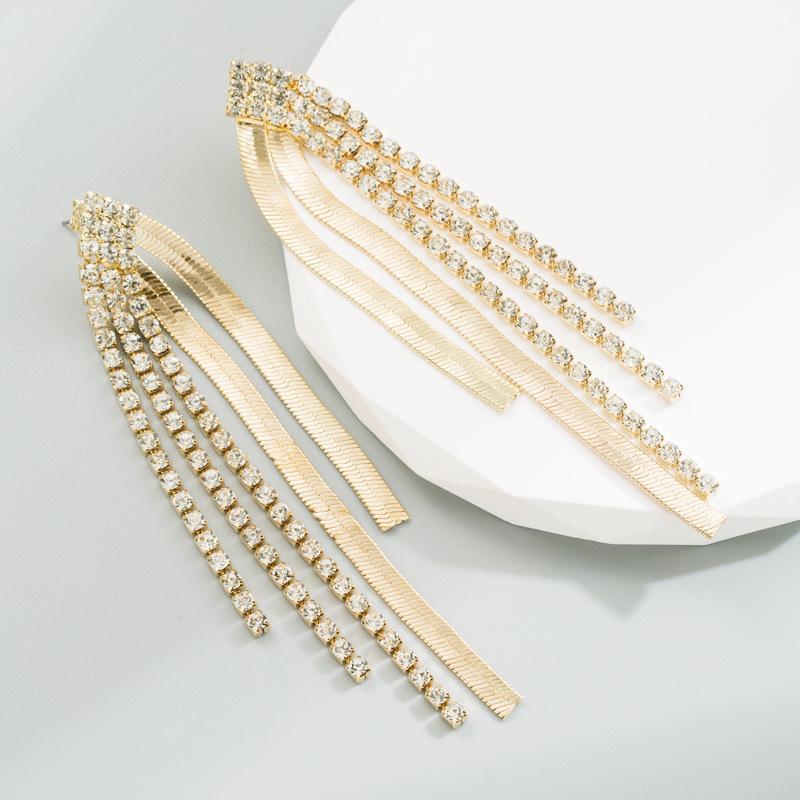 

Женские серьги-капли из сплава, креативные кисточки, гальваническое покрытие, индивидуальный темперамент, серьги премиум-класса OneSize золотой