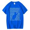 Men's High Quality T-shirt 100% Cotton Funny Cool Cat Design Print Summer Loose Short Sleeve for Men T-Shirt Male Tops Tees