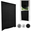 Blackout Window Blinds Strong Adhesive Stick on to Size Cordless Cut Temporary No Tape Drill
