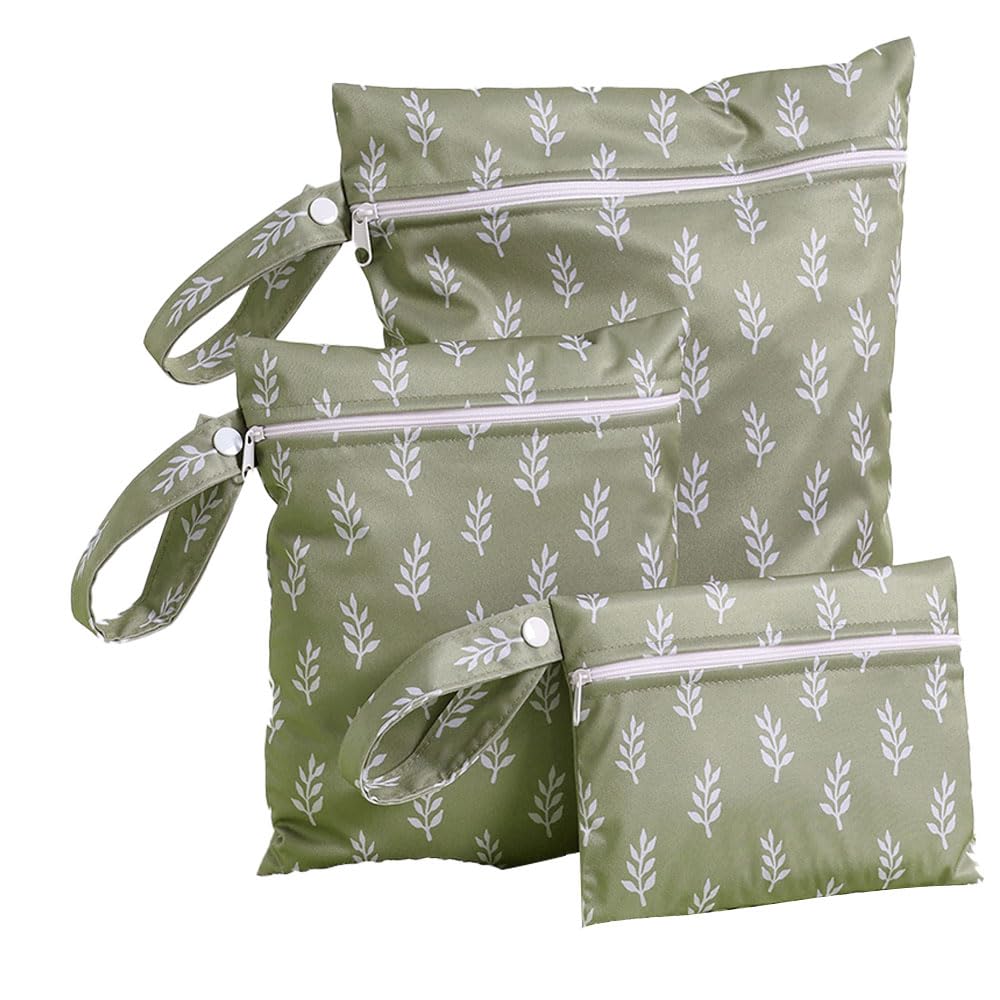 

Dboojoyc Waterproof Diaper Set of Waterproof Diaper Dirty Bags for Diaper Waterproof for Dirty Pool Bath Hot Spring Swimming Bags Pouches, 3, Bags,