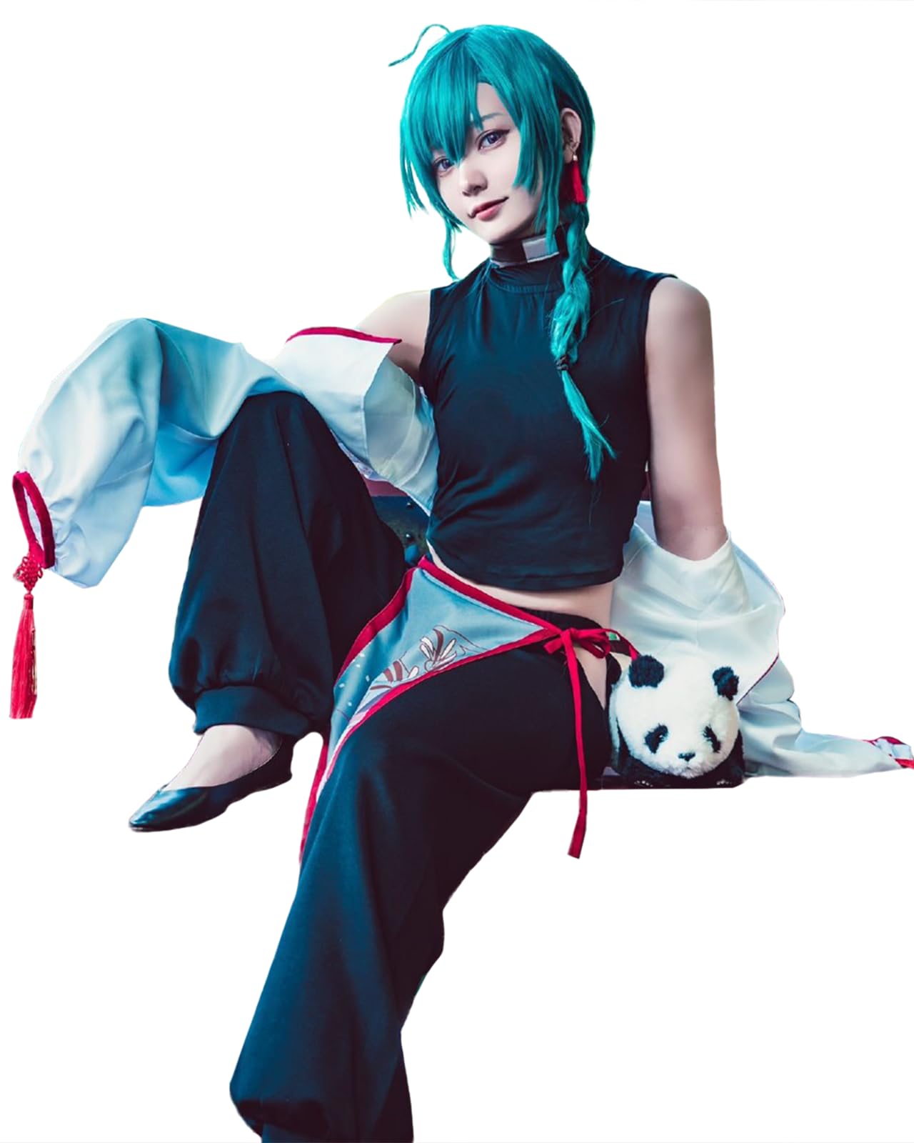 

[Milky Time] Косплей Nijisanji Мидори Сен Хэллоуин VTuber Мидори Сенкава Китайская одежда