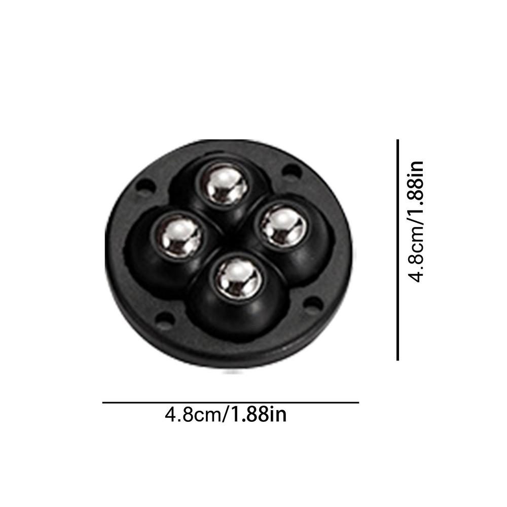 Mini Adhesive Caster Wheels Self-Adhesive Pulley Sticky Mini 360 Rotation Universal Silent For Coffee Machine Storage Box