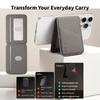 Luxury Leather For Magsafe Magnetic Wallet Slot Card Holder Phone Stand For iPhone 17 Pro Max 16 15 14 Bank ID Card Bag Cover