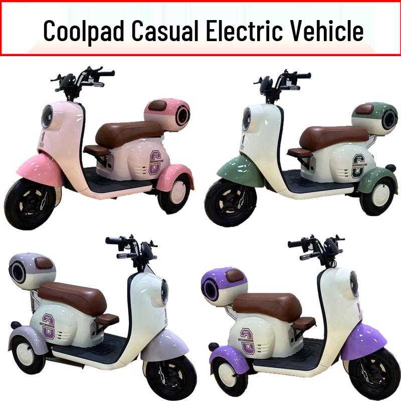 Electric Tricycle Scooter for Kids, Women, Deliveries, and Seniors