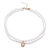 Collana Trendy con Ciondolo a Cuore per Donna - Catena Minimalista per la Clavicola con Chiusura OT per uno Stile alla Moda