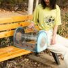 Cat Pet Large Capacity Transparent Shoulder Oblique Span Universal Dog Backpack Lightweight Breathable Portable Cat Bag
