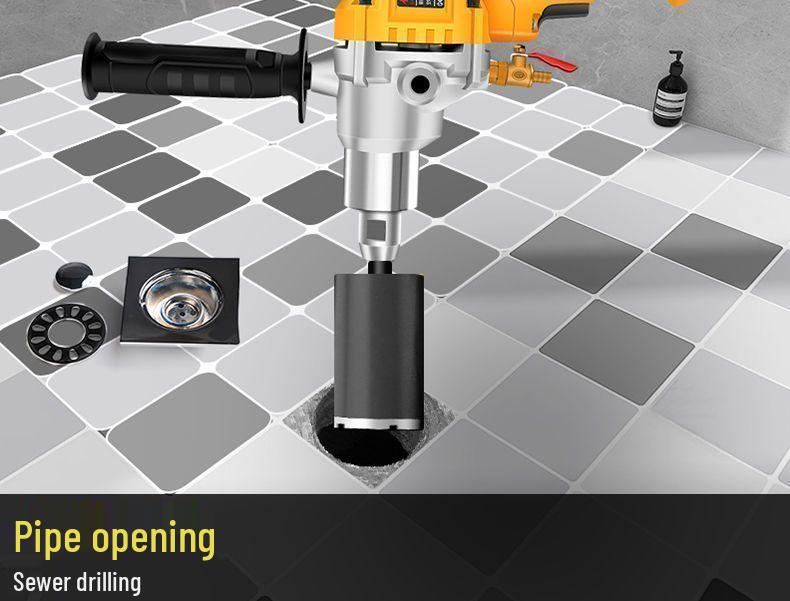 High-Power Handheld Wet/Dry Core Drill for Concrete and Water Drilling