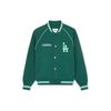 MLB Los Angeles Dodgers Logo Print V-Neck Single-Breasted College Style American Vintage Long Sleeve Jacket Unisex jackets Green 3AJPV0841-07GND