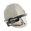Sumibe Techno Plastics KKC3 Series Helmet with Vents, Clear Peak, Face Shield, and Styrofoam Liner (KKC3S-B-PGR-S)