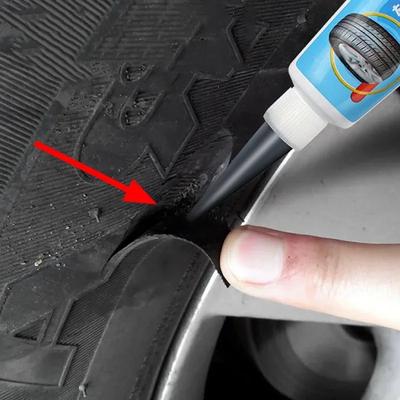 Car Black Tyre Repair Instant Liquid Strong Rubber Glues Wear-resistant Rubber Non-corrosive Adhesive Glue Instant Strong Tools