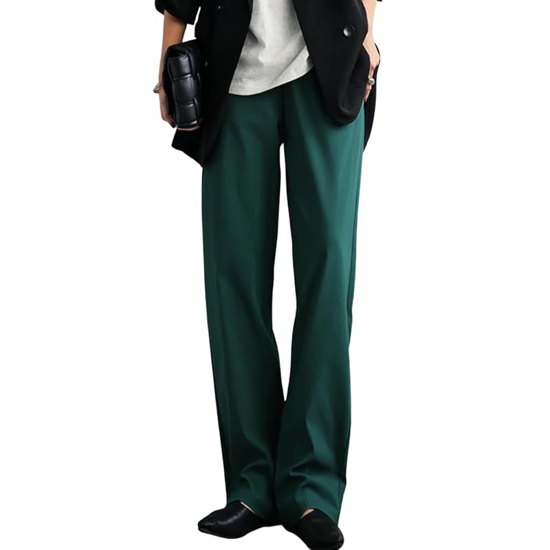 

[antiqua] [Antica] tapered pants ladies bottoms ATE-00001 XLarge 30 green