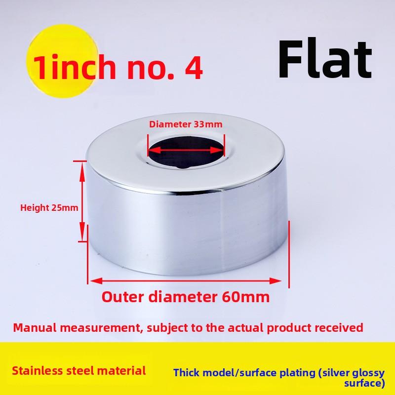 

Stainless Steel Water Pipe Connector 1/2 3/4 1 Faucet Decorative Cover Heighten Valve Panel Shower Kitchen Tap Accessories