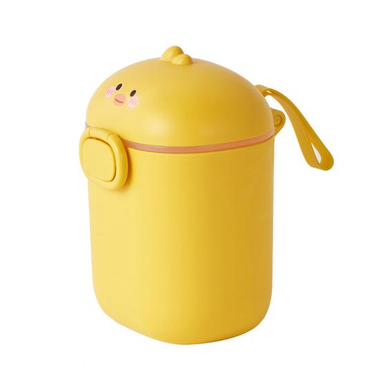 Zásobník na mléko v krabičce s naběračkou Potravinářské kvality Bez zápachu Roztomilé káčátko Zásobník na složení receptury pro kojenecké sušené mléko Krabička na svačinu