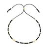 Trendy Deep Blue & Gold Rice Bead Pearl Hand Bracelet: Niche Design Women's Fashion Accessory
