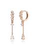 14K Bling Drop One-Touch Earrings (Gold Filled) C24EGF099