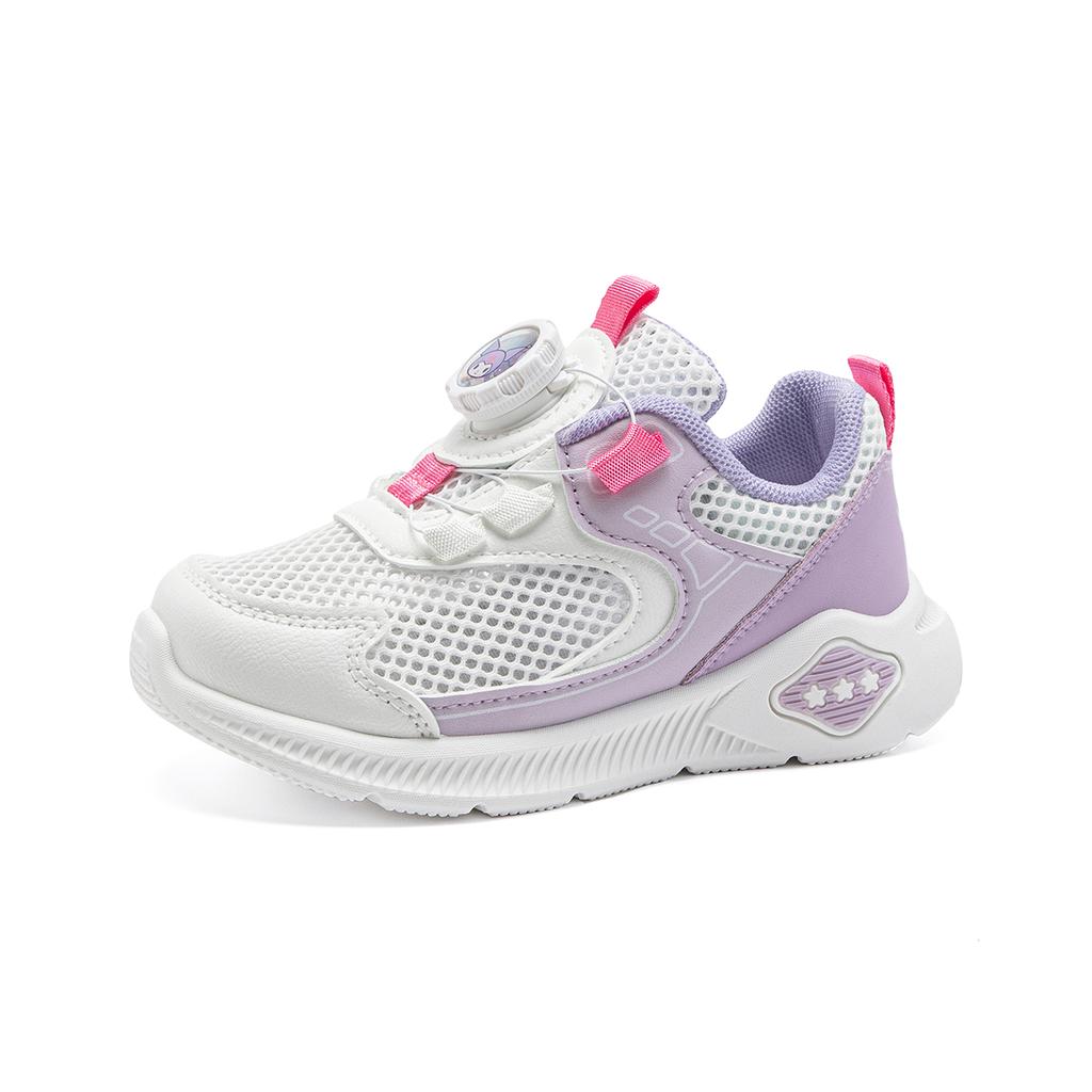 Kaiti Cat Children's Shoes 2026 Spring/Summer New Style Girls' Rotating Buckle Running Shoes Girls' Mesh Breathable Sports Shoes