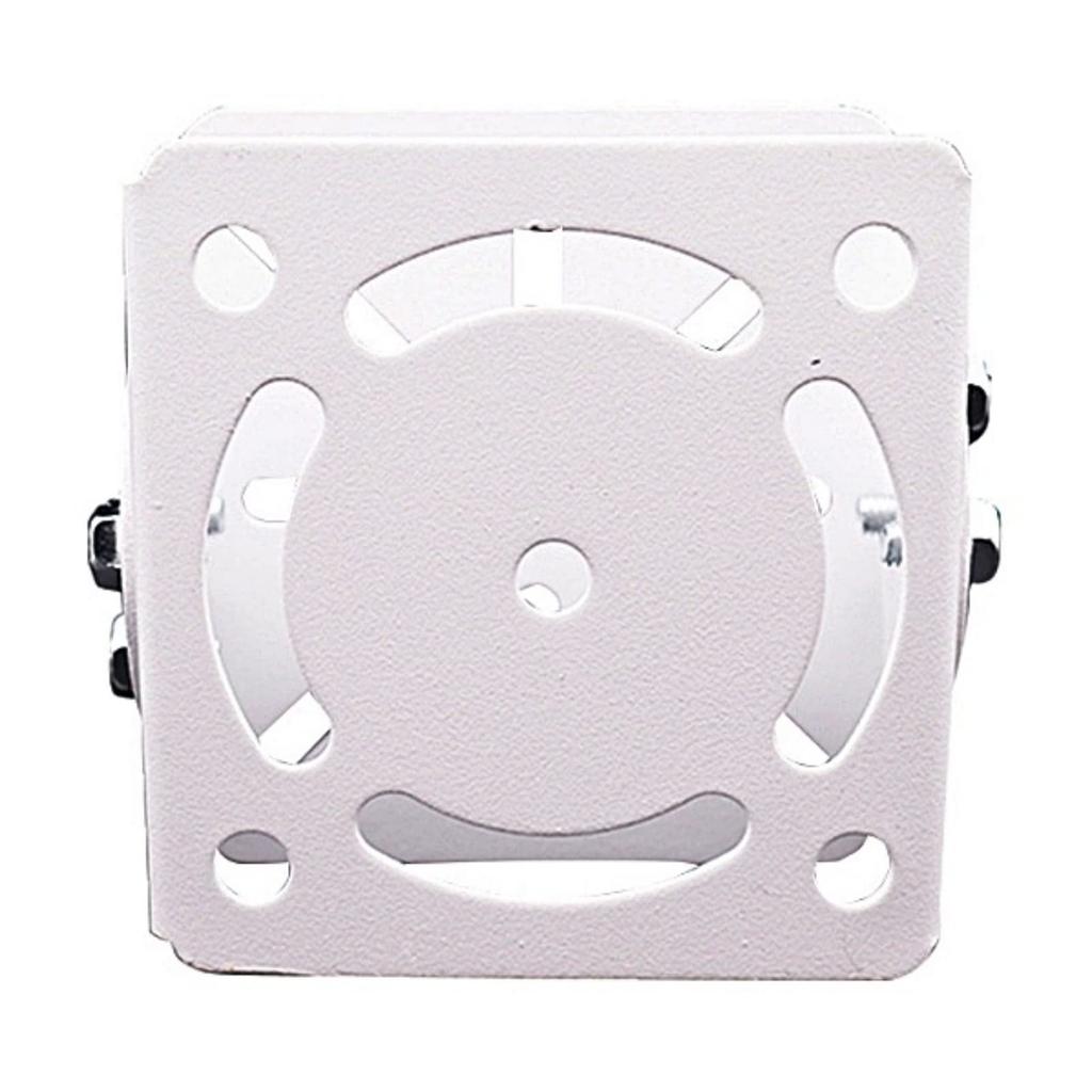 Heizi CCTV držáky, Sada 2 kusů, Montážní držáky pro kamery, Nastavitelný úhel, Montážní základna pro bezpečnostní kamery, Pevný držák, Bezproblémový (Bílý)