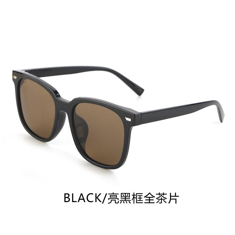 TR high definition polarized men's sunglasses anti-ultraviolet trend versatile glasses women's high sense big face thin sunglasses