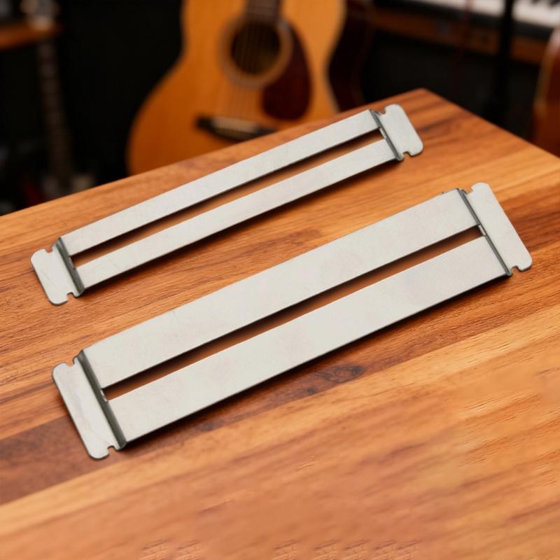 Fretboard Guards with Rubber Attachments Providing Enhancing Grip and Scratch Prevention Metal and Rubber Texture