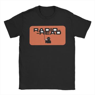 Herren T-Shirt Radioheads OXYGEN Vintage Baumwolle T-Shirts Kurzarm T-Shirt Rundhals Kleidung Geschenkidee