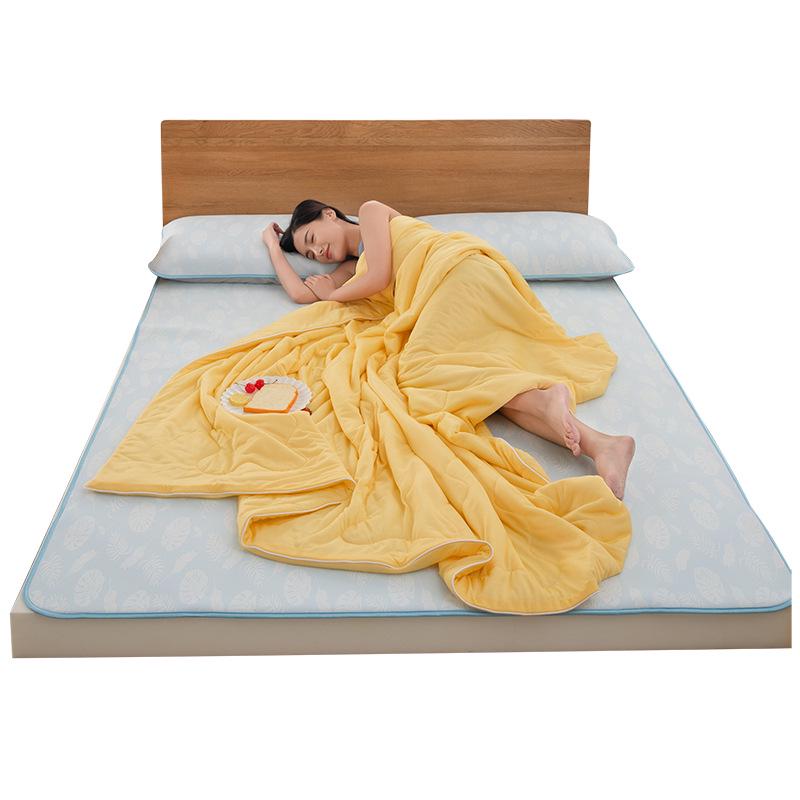 Meimian Kangduo Sommer-Kühlsteppdecken: Maschinenwaschbar, Klimaanlagenfreundlich für Einzel- und Doppelbetten