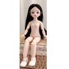 30cm Multi Contact Lenses Bjd Doll Toy Straight Curly Hair Articular Mobility