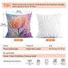 Abstract Tulip Oil Painting Cushions Pillowcase Printed Polyester 45X45Cm Throw Pillow Cover Decorative Sofa Cushion Pillowslip