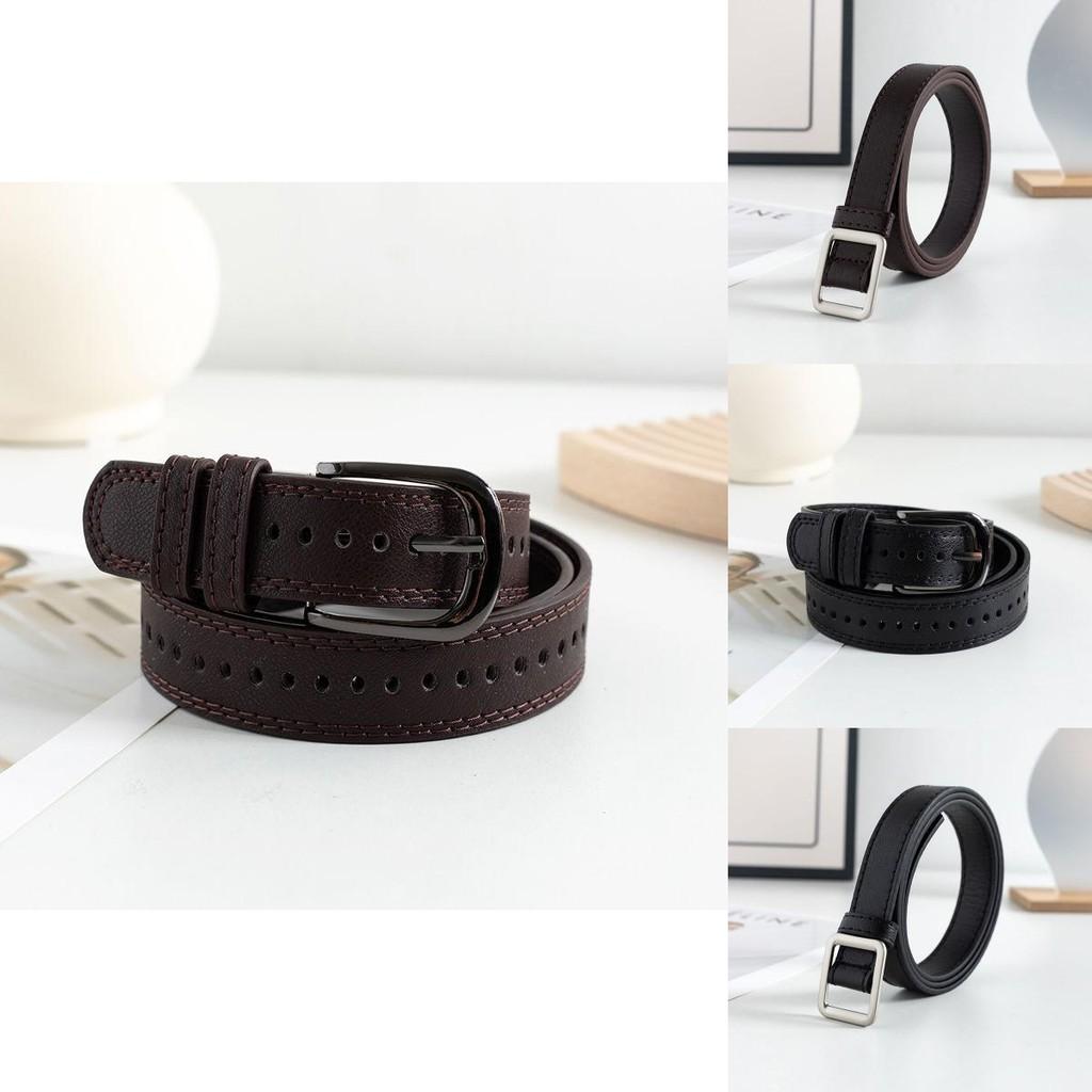 Retro Style Wide Pu Belt For Women Smooth Buckle Simple And Stylish Design