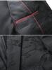 2025 Men's Stylish Embroidered Jacquard Slim Fit Suit Jacket for Spring/Autumn