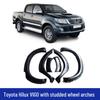 Колісна арка-бризковик для Hilux Vigo: Антиподряпинна, протиударна модифікація екстер'єру автомобіля з шипами на шинах.