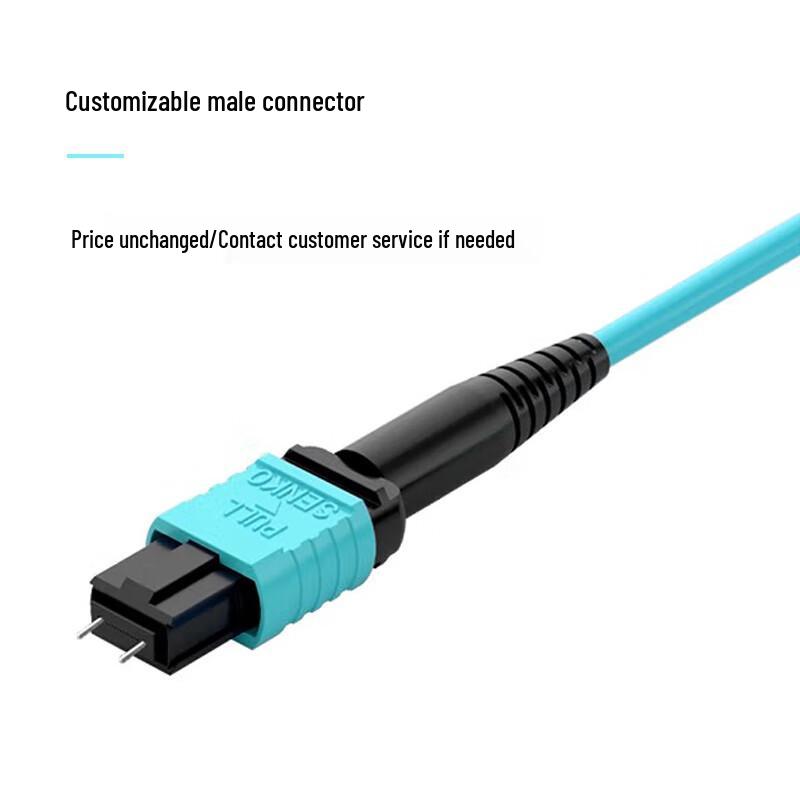 HAILE Multi-mode MPO-LC 12-core 40G/10G & 100G/25G OM3 Fiber Adapter