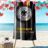 Deutschland Alemania Print Beach Towel, Large Soft Quick Dry Towel for Beach Camping Swimming