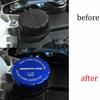 Blue Aluminum Outside Water Tank Cap Cover Trim 1PCS For Benz C-Class 2015-