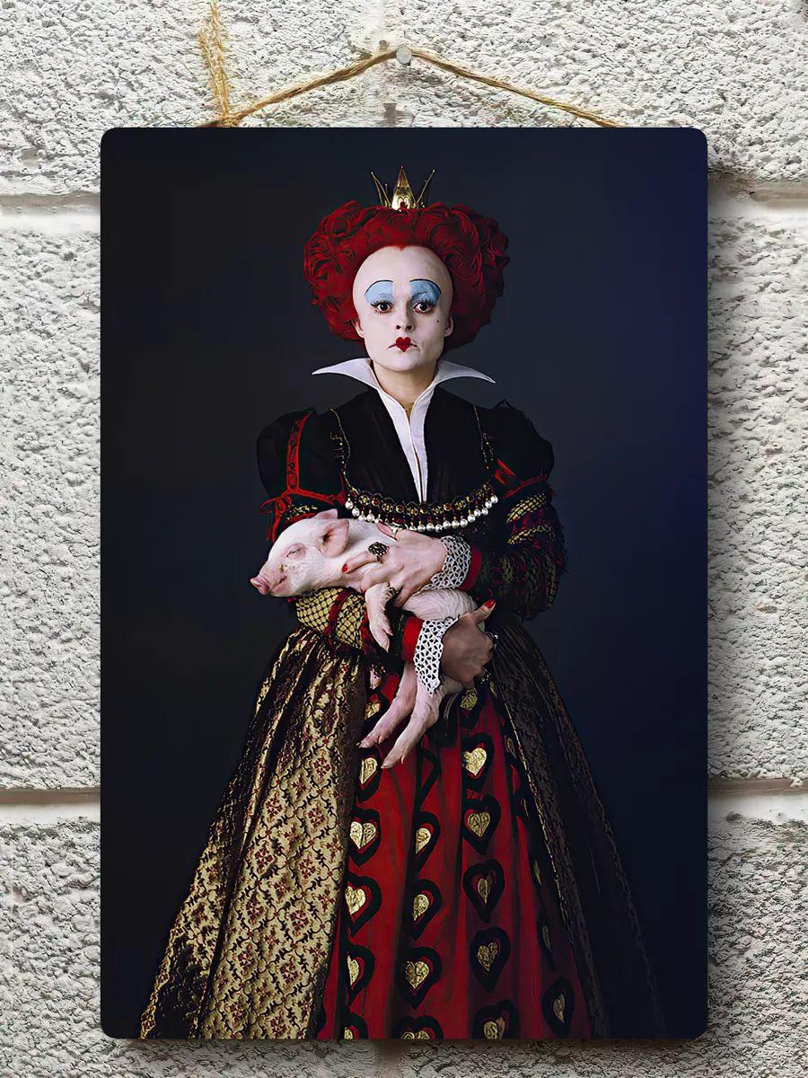 

Red Queen Disney Metal Poster, Alice in Wonderland Wall Art Decor 30