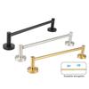 304 Stainless Steel Retractable Towel Bar Wall Mounted Towel Rack, No Drill Adjustable Drying Hanging Bar for Bathroom