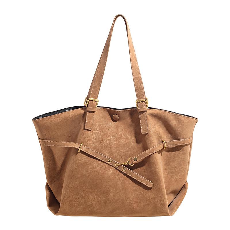 Large-capacity Retro Bag, Women's Tote Bag Single-shoulder Bag High-end Commuting Underarm Bag