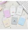 MINKYS Cute Animal 3 inch Kpop Photocard Holder Photo Card Bus Card Holder Bag Pendant Back To School Stationery