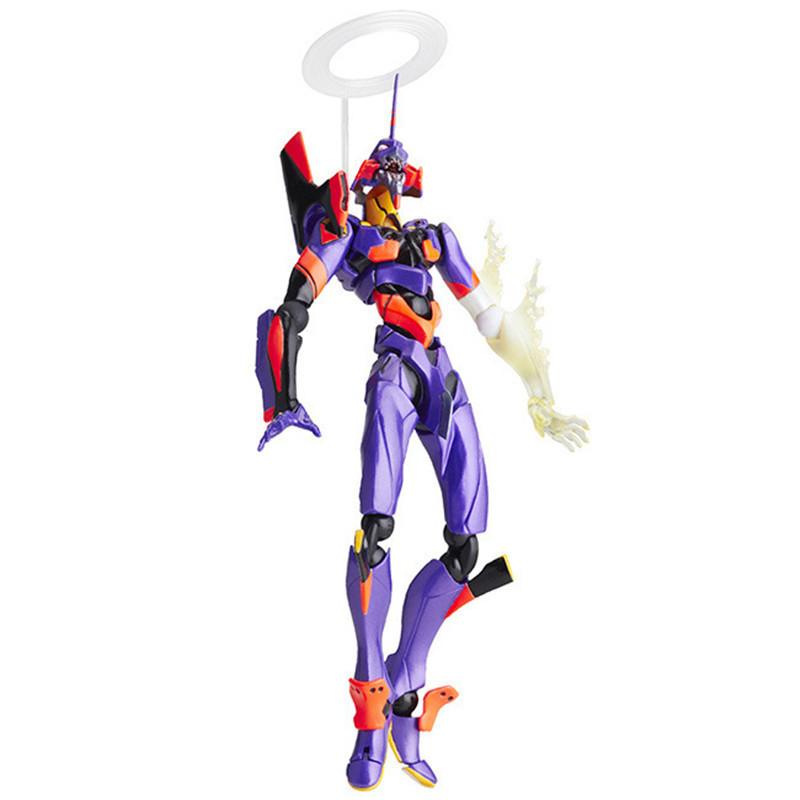 Anime EVA Figur EVANGELION-01 Production Awakenin Montage Zubehör Modell Spielzeug Perfektes Geschenk Sammlung 16CM Action Figur Lila Körper