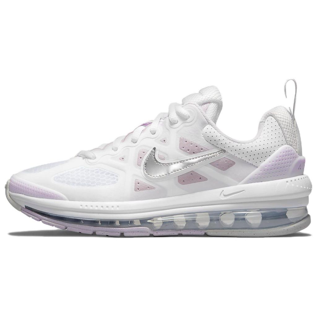 Nike Air Max Genome Retro Sports Comfortable Fashion Fabric Synthetic Leather Low Top Casual Running Shoes Women sneaker White Light-Purple CZ4652-102