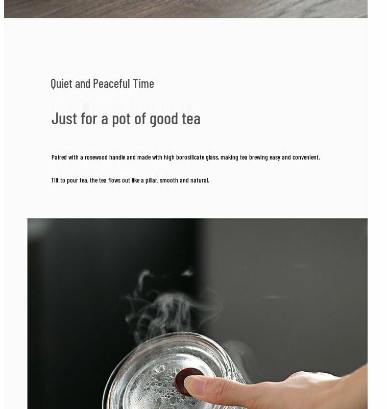 Compact Electric Ceramic Tea Brewer with Glass Teapot - Ideal Tabletop Stove & Mini Water Boiler