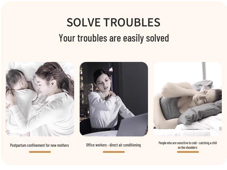 Vier Jahreszeiten Postpartum Baumwollschal zum Stillen - Klimatisierter Raum Schulterwärmer