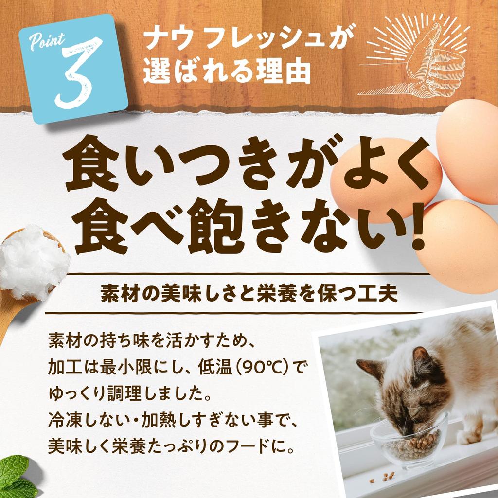 NOW FRESH Adult Cat Food, Fish Flavor (Trout, Salmon, and Herring), Grain-Free, Meal-Free, Made with Fresh, Cat-Friendly Ingredients, 3.63kg