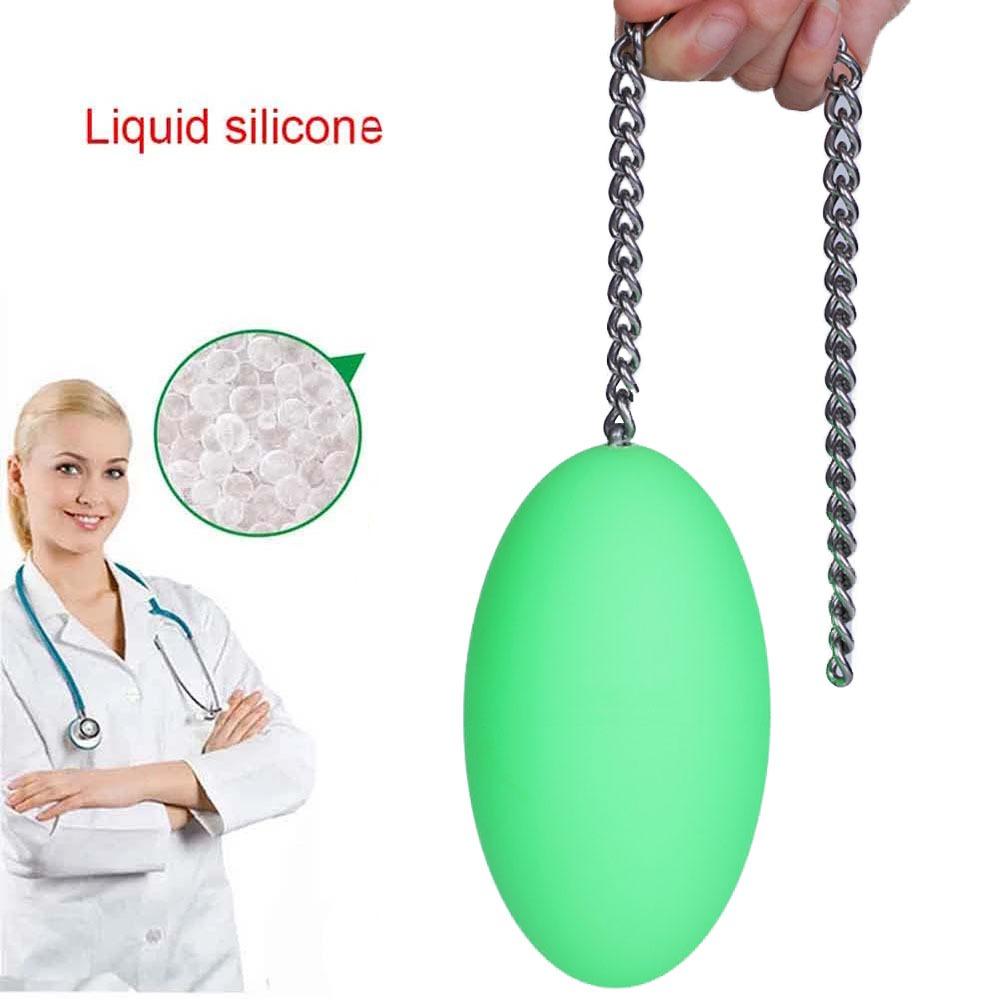 Soft Oversized Egg Huge Luminous Butt Plug Prostate Massager Vaginal Stimulator Anal Dilator Expansion Adult Sex Toys Anal Beads