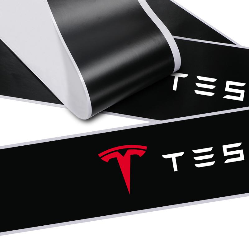1Pcs Car Front Windshield Stickers Front Rear Decorative Decals Sticker For Tesla Model 3 S X Y Style Roadster Invader Coil Mod WYE K80