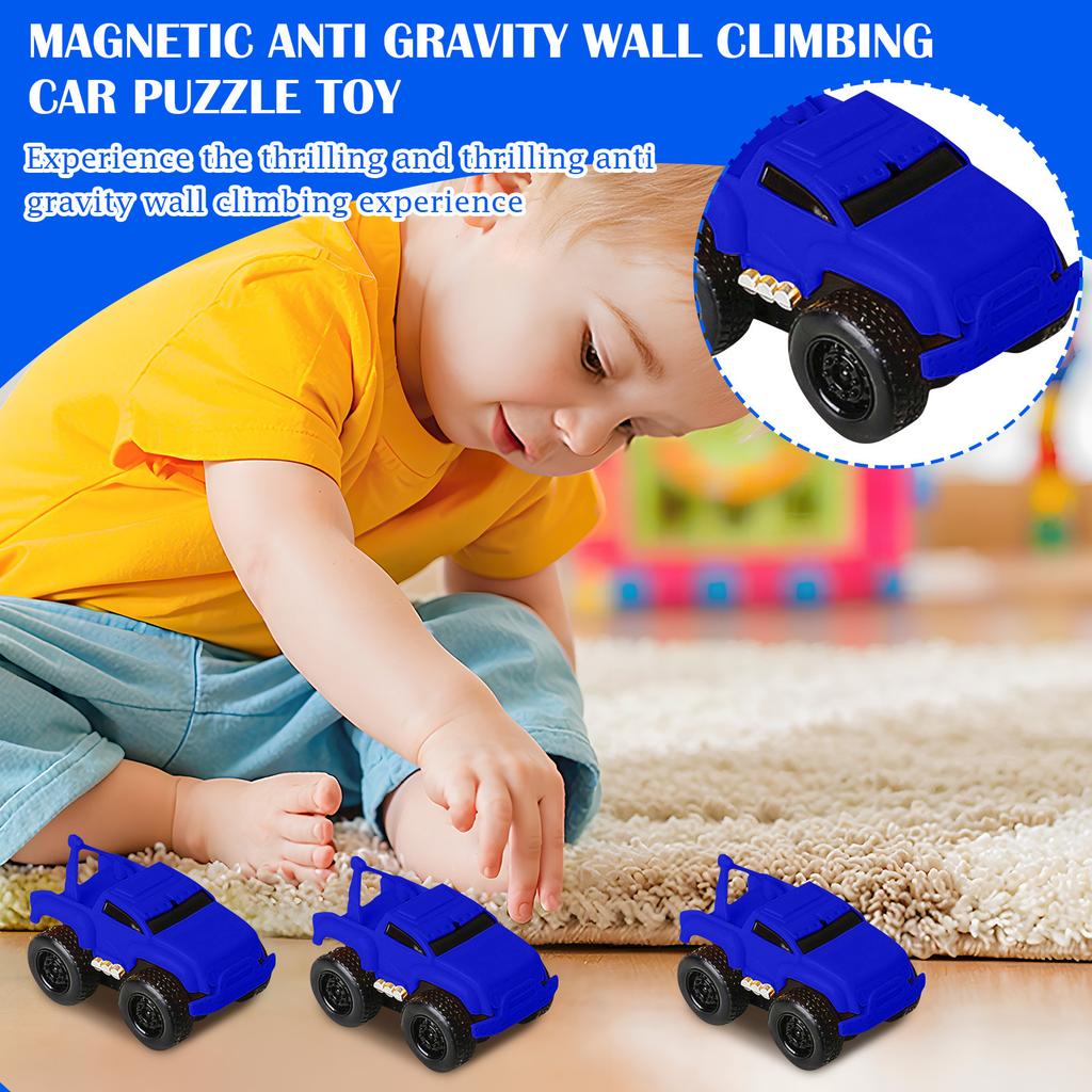 Magnetic Climbing Toy Car, Car That Can Travel On Walls And Ceilings, Magnetic Levitation Inertial Climbing Toy Car