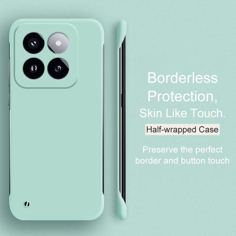 Ultradünne Candy-Color Randlose PC Hartschale Für Xiaomi Mi 14 13 13T 12 12X 12S 11 11T 11i 11X Pro Lite Ultra Rückseite Hülle Coque
