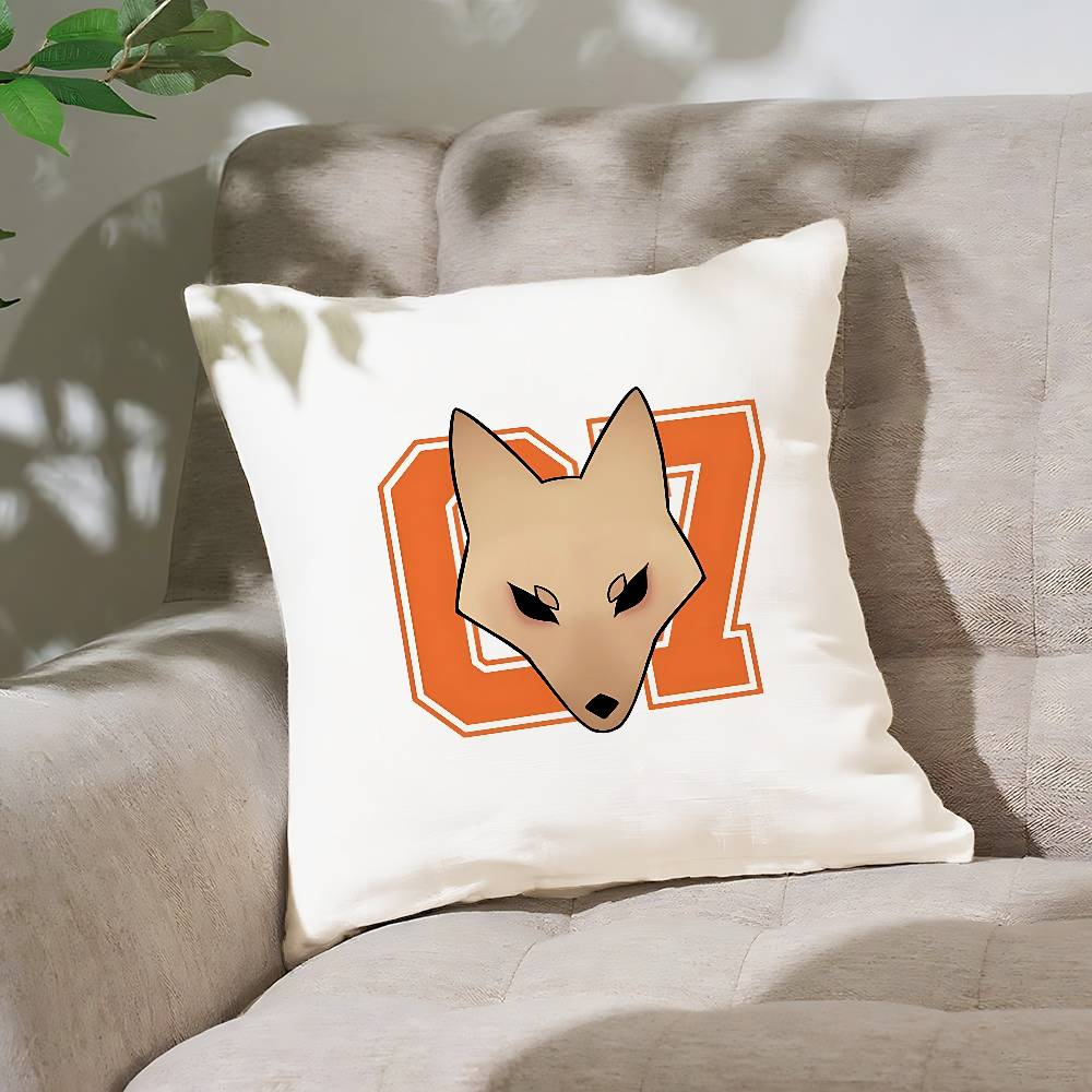 

Наволочка F-Foxhole Court, чехол для подушки, мягкий милый чехол для диванной подушки, полиэстер на молнии 16x16Inch