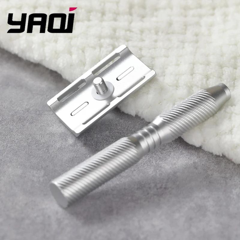 YAQI Ghost Aluminium-Version Leichter Sicherheitsrasierer – Kompaktes Rasierwerkzeug für Herren