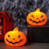 Lanterna de Abóbora LED Adereço de Decoração de Halloween - Luz Noturna Portátil para Festival Fantasma