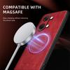 For OnePlus Ace 2 2 Pro 2V Fine Hole PU Cow Pattern Leather Magnetic Ring Soft Edge Anti-drop Anti-fingerprint Phone Case